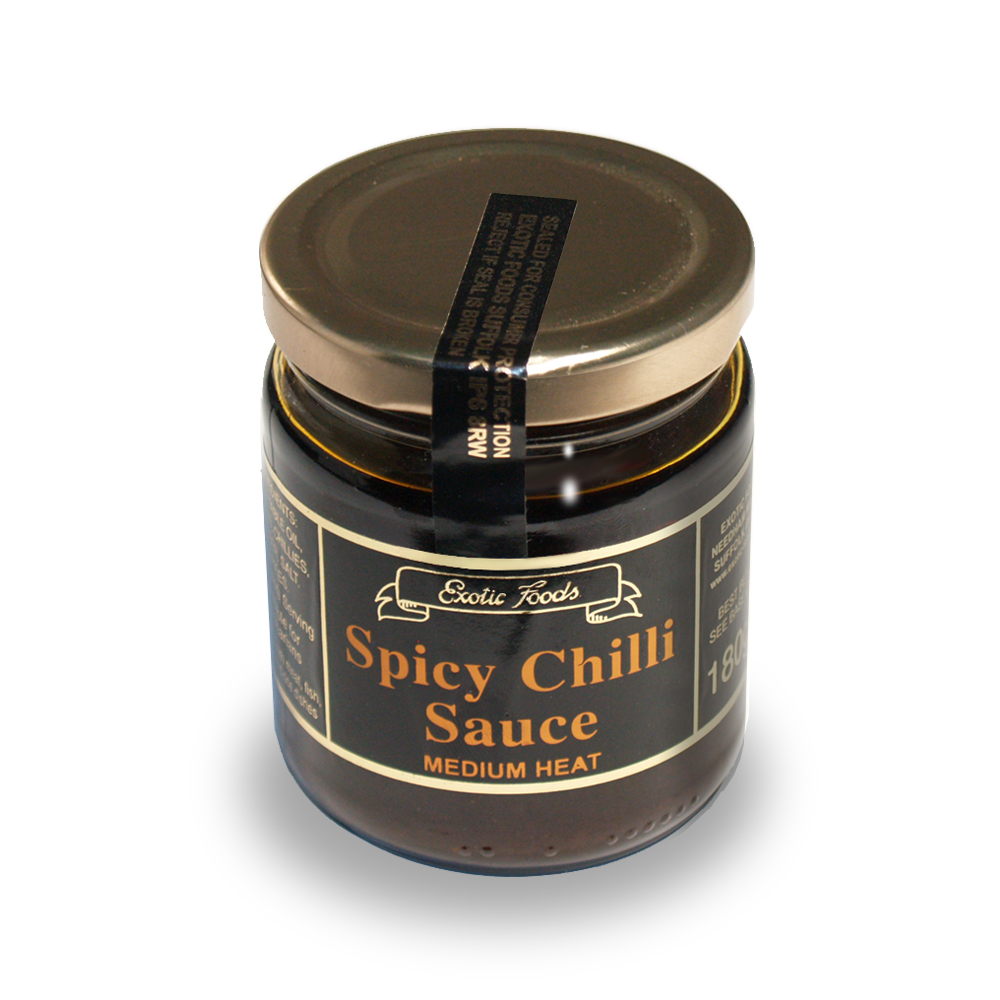 Exotic Foods Spicy Chilli Sauce 180g Jar